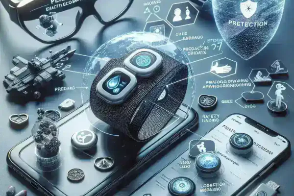"Dispositivos de seguridad personal con IA preventiva: innovadoras herramientas tecnológicas que utilizan inteligencia artificial para detectar y prevenir amenazas, garantizando la seguridad personal en situaciones de riesgo."