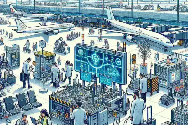 "Vodafone España conducts 6G connectivity trials at Barajas Airport, showcasing advanced technology in telecommunications."