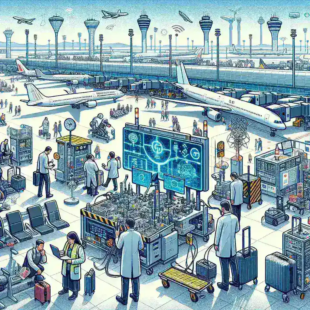 "Vodafone España conducts 6G connectivity trials at Barajas Airport, showcasing advanced technology in telecommunications."