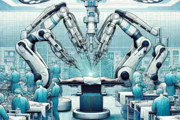 "Robots asistentes en cirugía ortopédica en hospitales vascos, mejorando la precisión y eficiencia en procedimientos médicos."